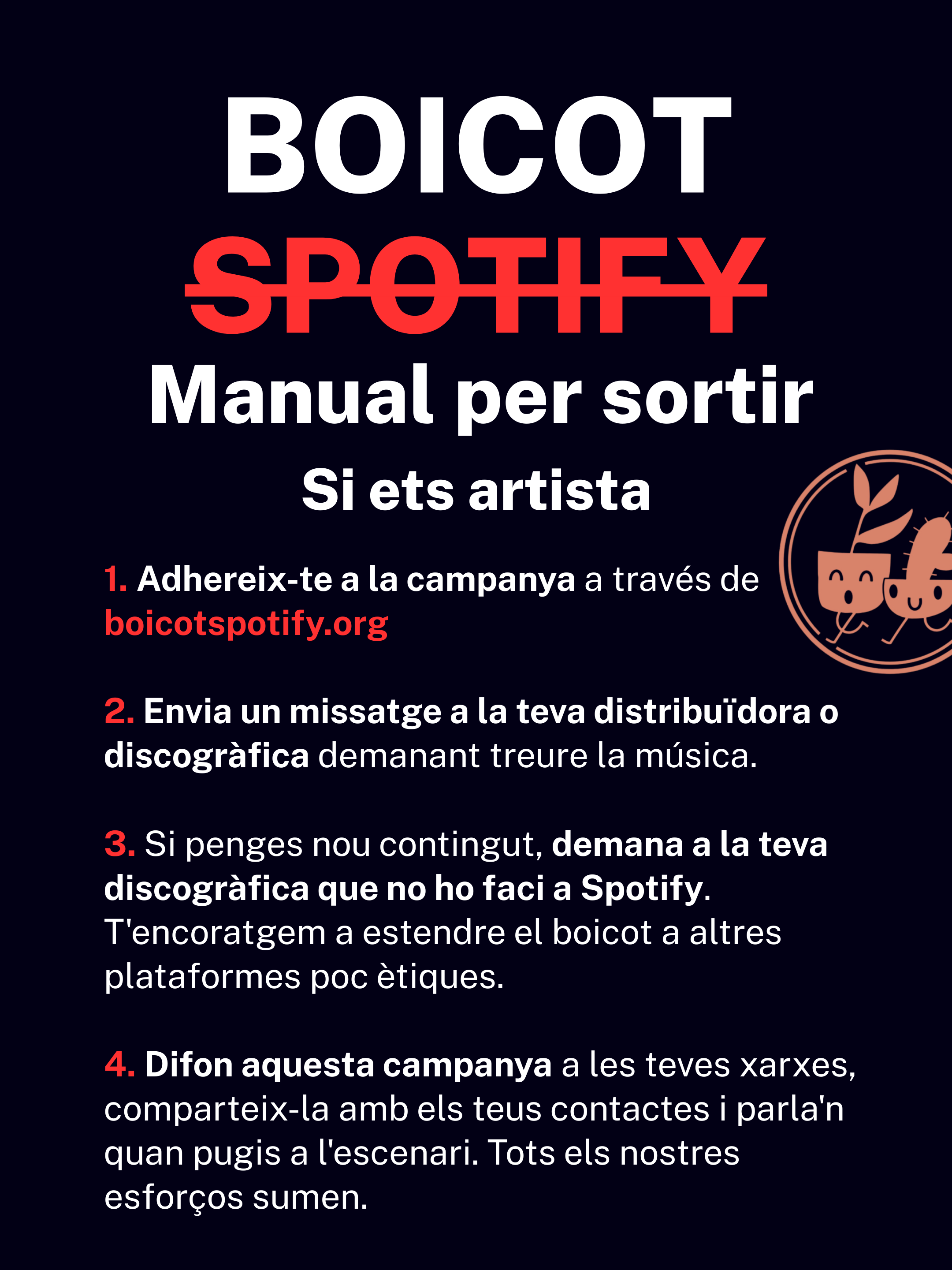 Post: "Com sortir si ets artista"